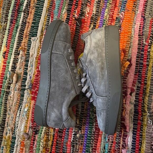 Propet Gray suede lace-up casual shoes, size 9 1/2W - Picture 5 of 8